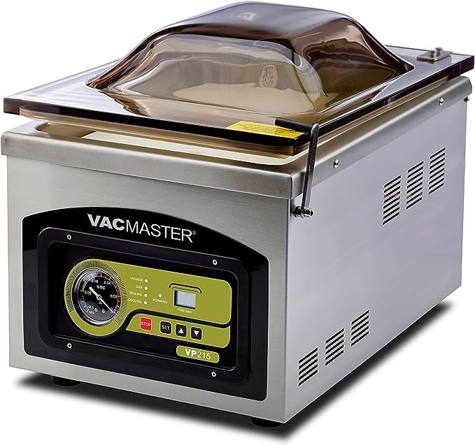 ARY VacMaster VP215 Commercial Chamber Vacuum Sealer for Vacuum, Liquid, Powder and Food Storage, 110V, Heavy Duty Rotary Oil Pump, Industrial Vacuum Packaging Machine