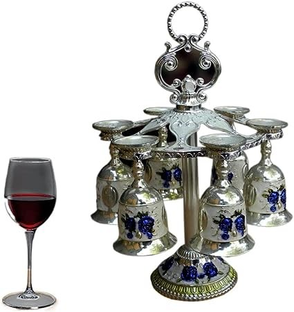 Zinc Alloy European Style Wine Set Home Decoration Handicraft Decoration Fashion Restaurant Decoration Creative Embossed Wine Set Wine set