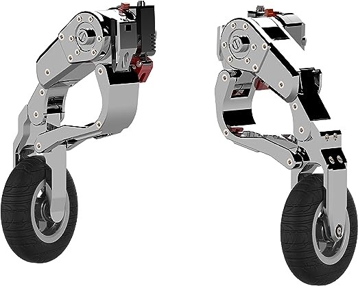 GLK | Comfort and Safe Riding Landing Gear GLX-FC209 Motorcycle Stand Accessories | With Standing Wheel Operated by Electric Switch for Indian Roadmaster | Including Suspension, and Reduction Gear